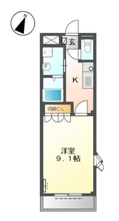 フォレスタガーデンII【1階】の間取り