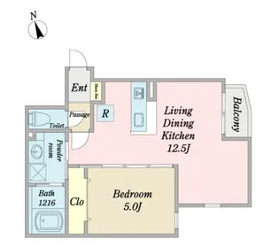 パークブルーノ北小金【1階】の間取り