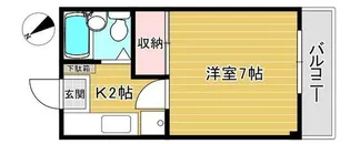 ヒルズ検見川【2階】の間取り