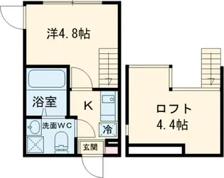 フェリシテ東小岩【2階】の間取り