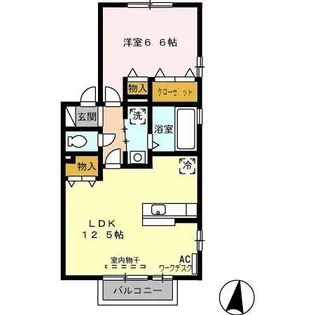 メゾン フルール【2階】の間取り