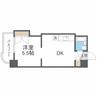 北海道札幌市中央区南四条東2【マンション】の間取り
