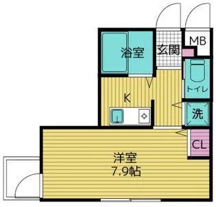 小金井プラザマンション【4階】の間取り