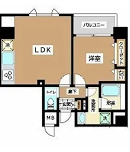 JU TOWER FRONT 北斎St【9階】の間取り
