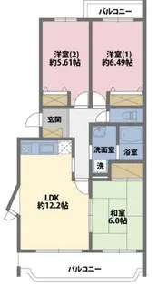 ヴェルドミール【2階】の間取り