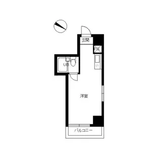 スカイコート中目黒【6階】の間取り