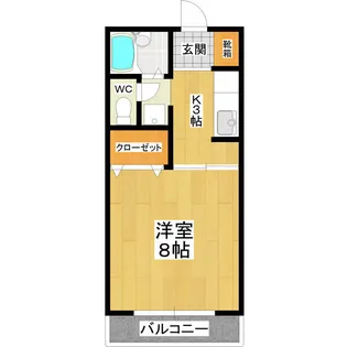 グレースタウン【1階】の間取り