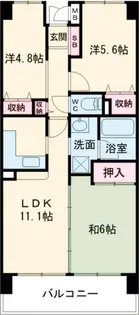 朝日プラザ朝倉台【2階】の間取り