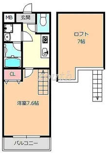 ハートハイム【2階】の間取り