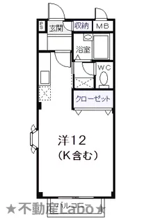 徳島県板野郡藍住町勝瑞字正喜地【アパート】の間取り