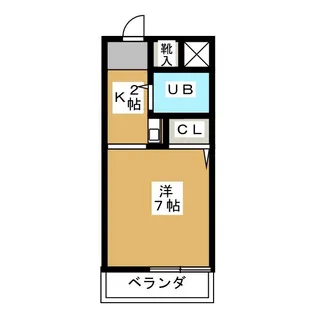 ジョイフル元八事【1階】の間取り