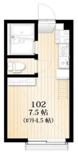 AZEST-RENT町屋【1階】の間取り