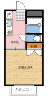 リヴェールオギシマ【1階】の間取り