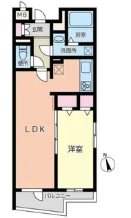 エムクォート三軒茶屋【1階】の間取り