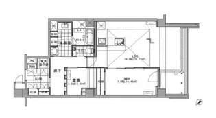 ストーリア赤坂【4階】の間取り