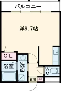 ステラウッド道明寺II【1階】の間取り