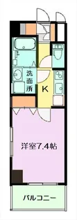 東京都板橋区赤塚6【マンション】の間取り