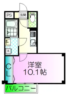 リバーストーンズイースト【2階】の間取り