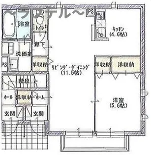 埼玉県所沢市松葉町【アパート】の間取り