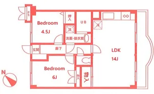 シャンテメゾン井上 6【3階】の間取り