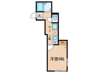 α-crest【1階】の間取り