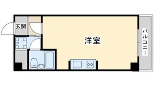 ノバカネイチ中津【1階】の間取り