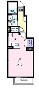 スリール ダンジュ I【1階】の間取り