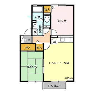 タントミール A【2階】の間取り