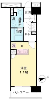 メゾンカルム代々木公園【2階】の間取り
