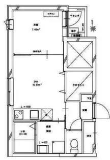 レゴキューブ【3階】の間取り