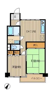 パークサイド幸町【3階】の間取り