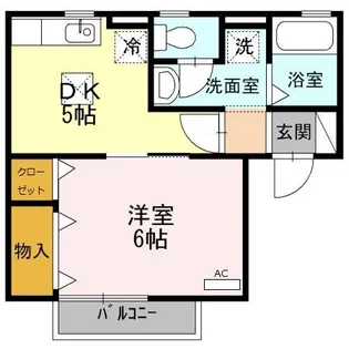 ファンテール C【1階】の間取り