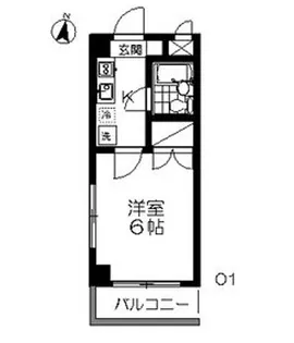 エスパシオ立町【2階】の間取り