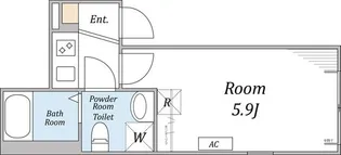 シアターハウス赤羽【1階】の間取り