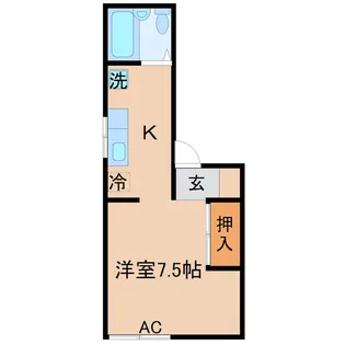 第五ビューハイツ【3階】の間取り