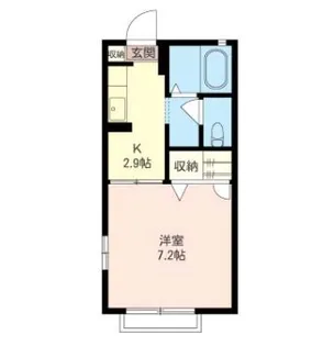 フレグランス【1階】の間取り