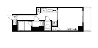 ディアレイシャス港区海岸【3階】の間取り