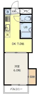 東品川マンション【3階】の間取り