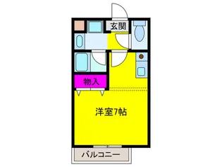 神座ハイツの間取り