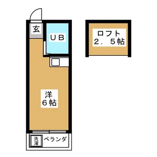 グリーンハイツ白楽【3階】の間取り