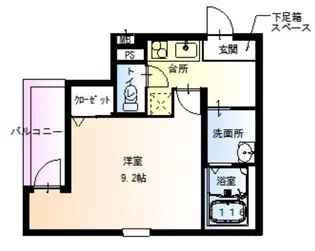 フジパレス河内花園3番館【2階】の間取り