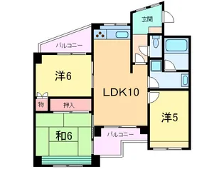 ヴィリ-ノチャチャ【2階】の間取り