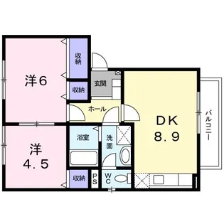 レモナ光台【2階】の間取り