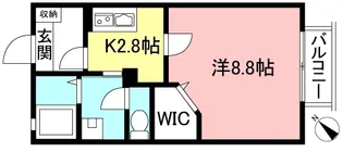 レジデンスKOHAKU【1階】の間取り