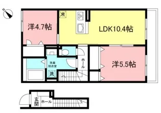 プレミエール上石原【2階】の間取り