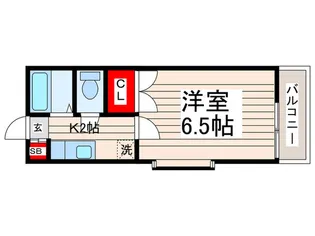 グレイフラット【2階】の間取り