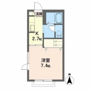 メゾン・シーガル【2階】の間取り