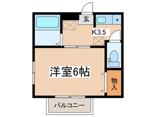 ハイムヒロ【1階】の間取り