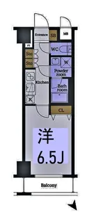 グリフィン横浜・山下公園弐番館【4階】の間取り