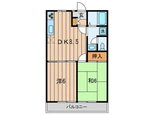 ファーストプラザ【2階】の間取り